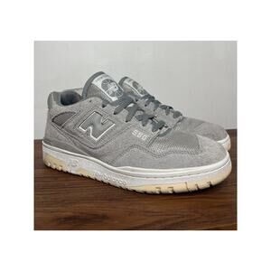 New Balance 550 Slate Gray Suede Streetwear Basketball Dad Sneakers sz 9